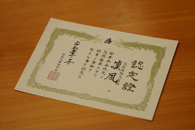 Day Authentic Ninja Training in Historic Agatsuma Pricing and Booking