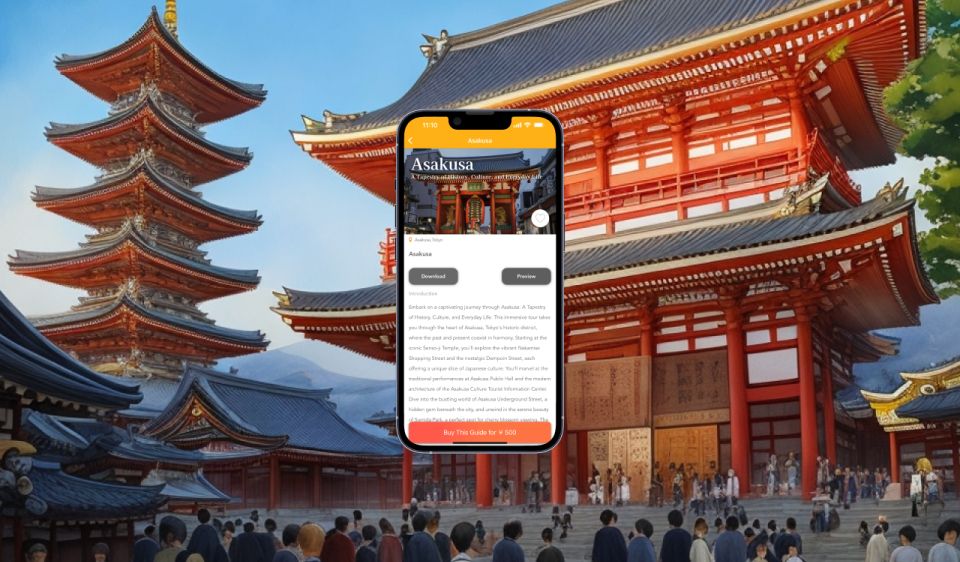 Asakusa（Tokyo）: Smartphone Audio Guide Tour - Activity Details