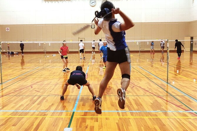 Badminton in Osaka With Local Players! Badminton Activity Details