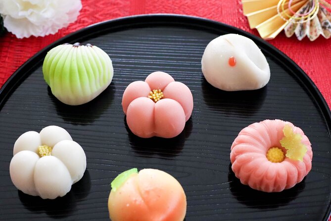Japanese Sweets Making and Kimono Tea Ceremony in Tokyo Maikoya Experience Details