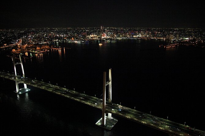 Yokohama: Private Night View Helicopter Tour Tour Highlights