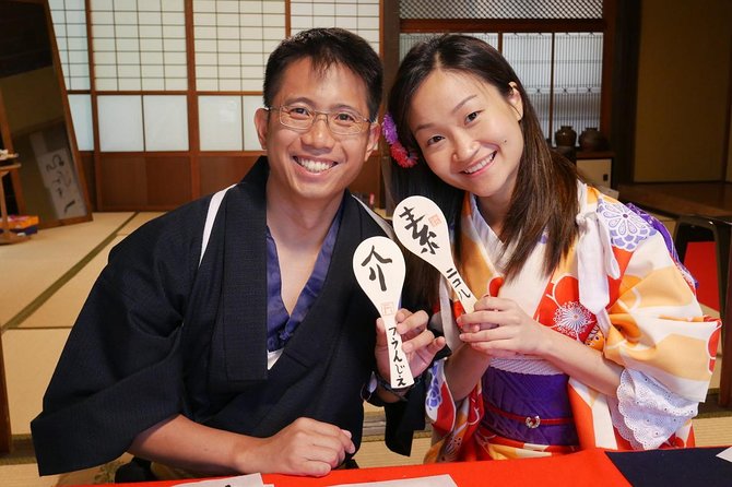 Kimono and Calligraphy Experience in Miyajima - Inclusions