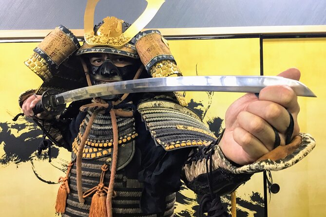 Wear a Samurai Armor at TOKYO SAMURAI NINJA MUSEUM - Meeting and Pickup