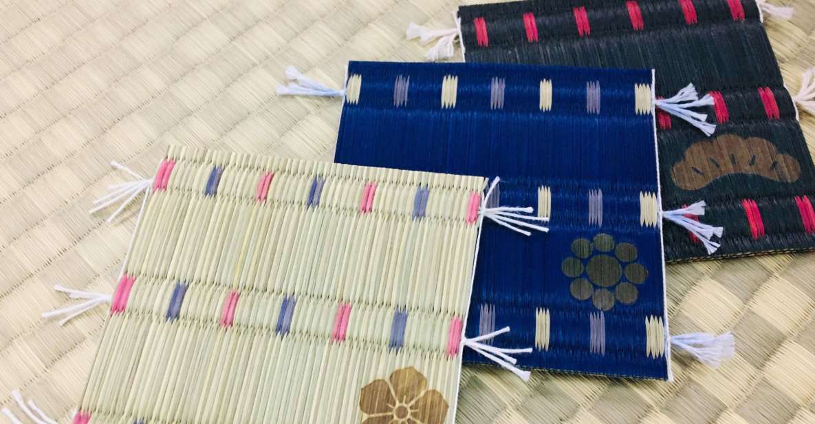 Miyazu: Tatami Workshop, Coaster Making, and Old House Visit - Full Description