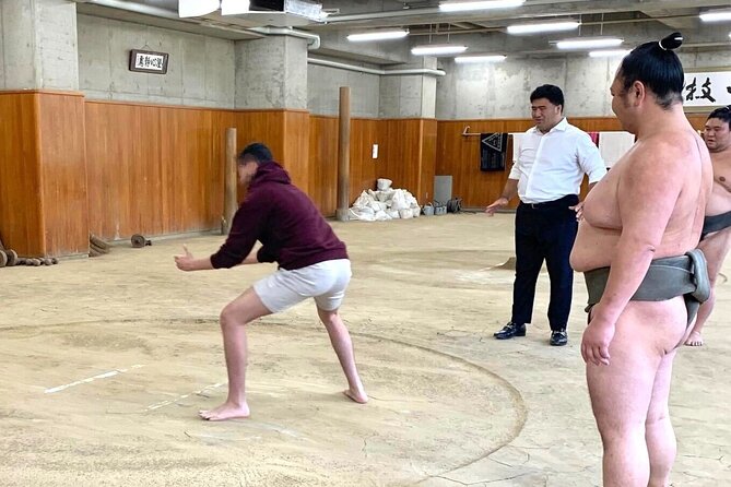 Sumo School Experience With Stable Master and Real Wrestlers - Classroom Time and Demonstration
