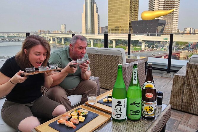 Sushi Nigiri Experience Japanese Sake Drinking Set in Tokyo - Authentic Sushi Tasting