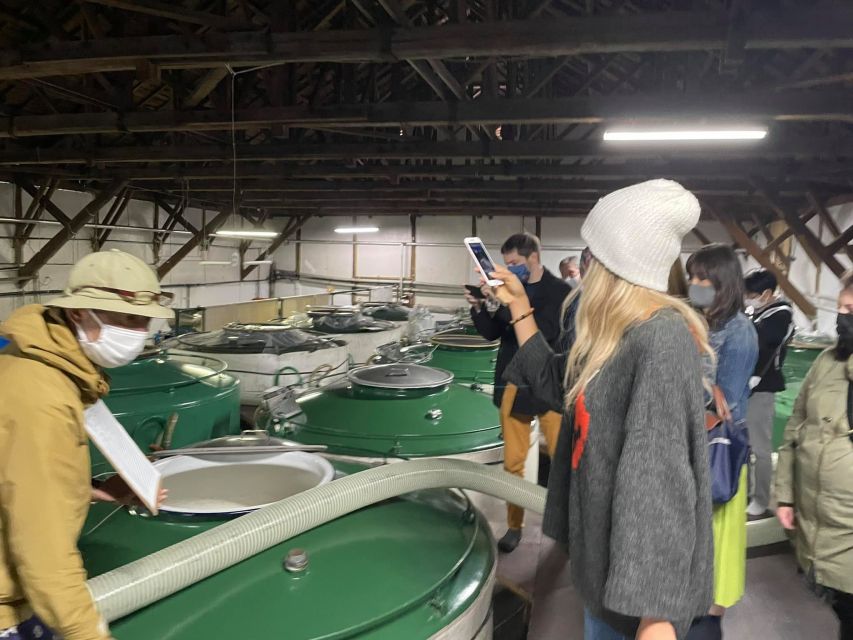 Tokyo: Toshimaya Sake Brewery Tour With Sake Tasting - Inclusions