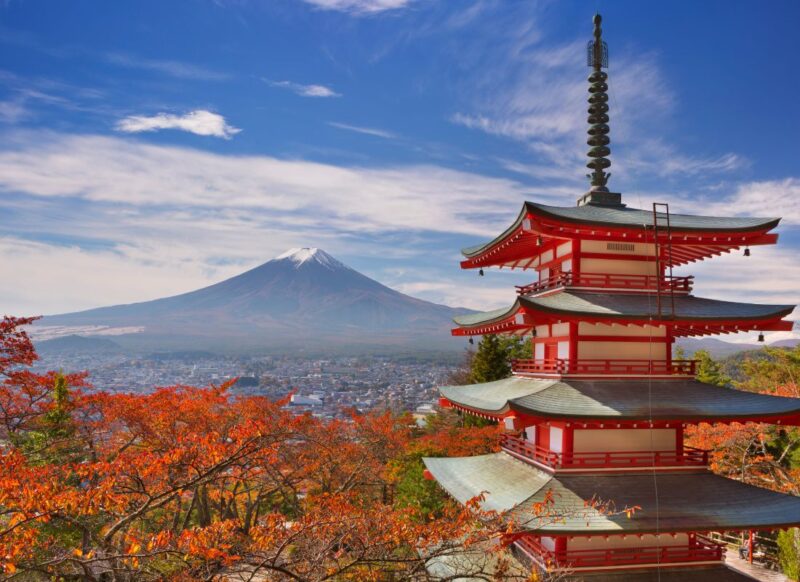 Chureito Pagoda Fuji View