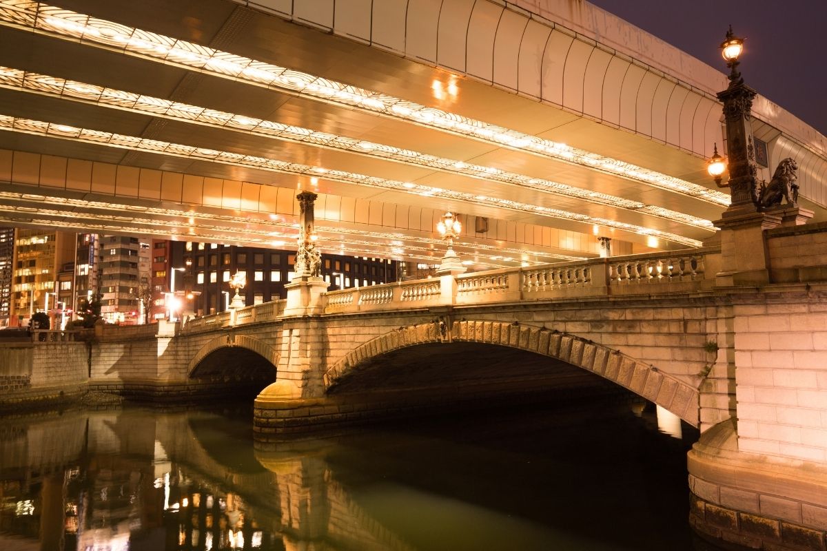 Nihon Bashi Bridge The Traditional Center Of Japan
