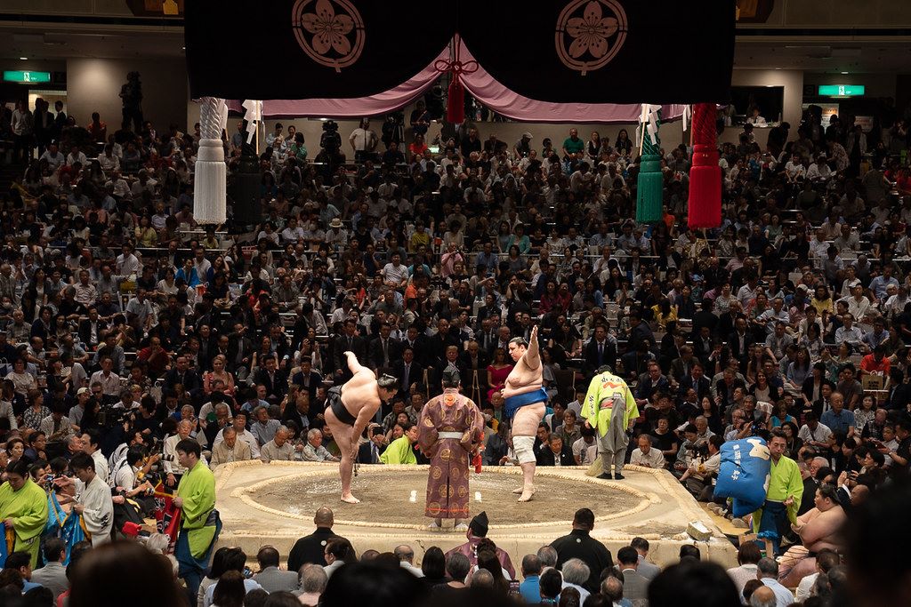Sumo Tourniment In Tokyo
