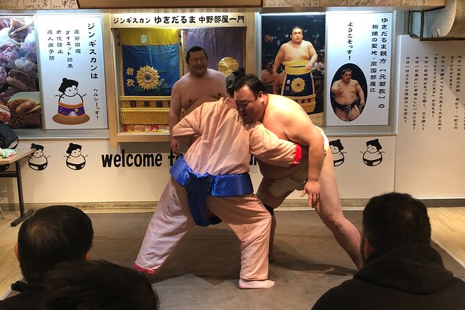 Challenge Sumo Wrestlers and Enjoy Lunch - Join the Ranks: Try Sumo Wrestling Yourself