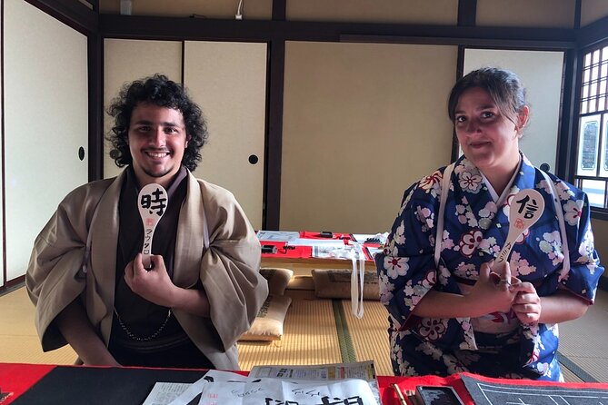 An Amazing Set of Cultural Experience: Kimono, Tea Ceremony and Calligraphy - Historic Tokujuji Temple on Miyajima Island