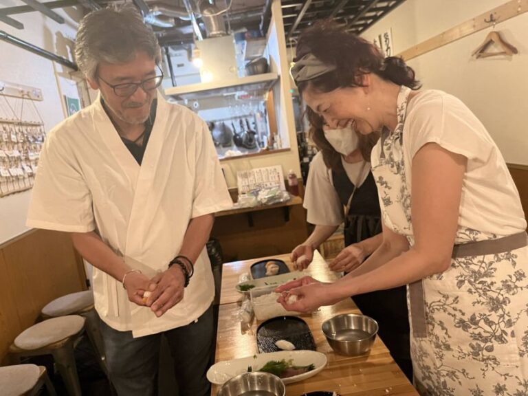 Kyoto: Sushi Making Class With Sushi Chef Quick Takeaways