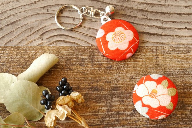 Make Unique Items With Kimono Fabric Kimono Fabric Badge Kimono Fabric Keyring Quick Takeaways