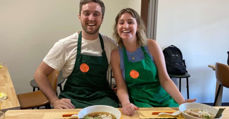 Osaka: Ramen and Gyoza Cooking Class in Dotonbori Quick Takeaways