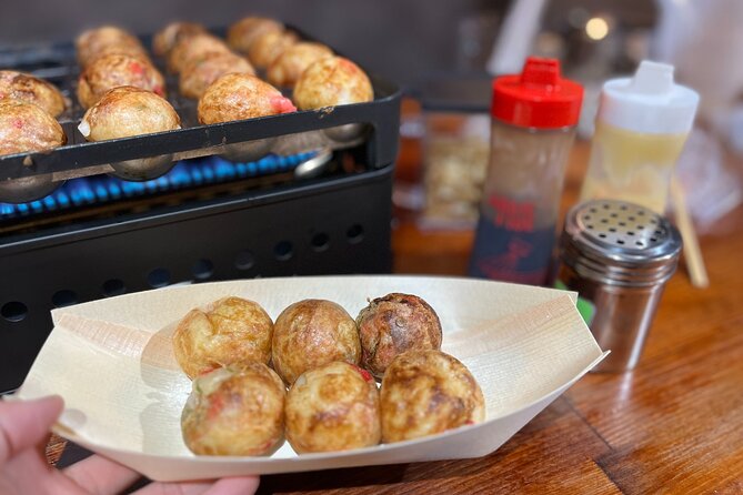 Osaka SAKE Tasting With Takoyaki DIY Quick Takeaways