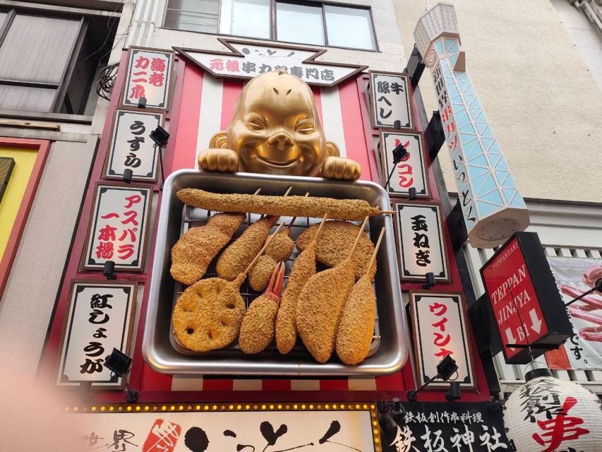 Ultimate Osaka Walking Tour (Castle, Shinsekai, Dotonburi) - Exploring Dotonbori and Namba