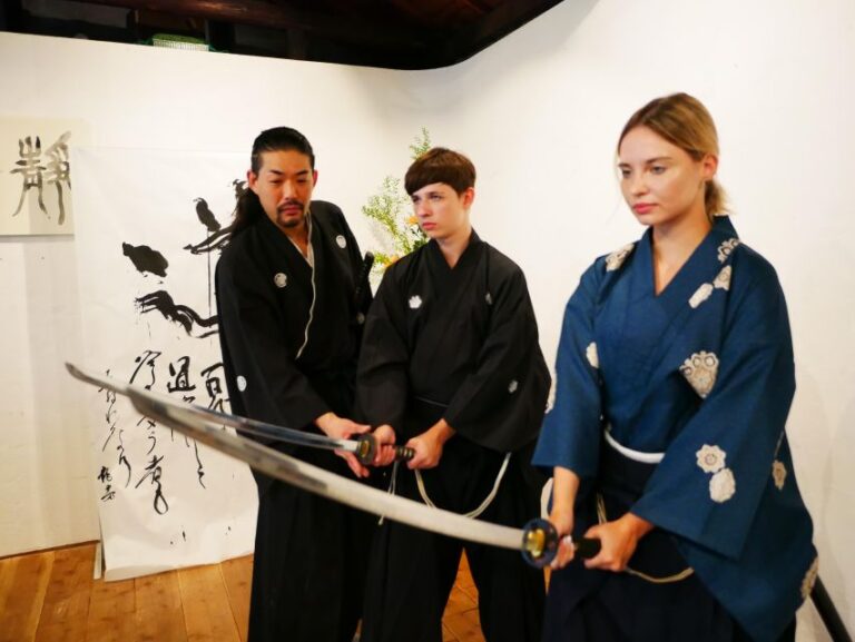 Tokyo: Become a Bushido Experience Quick Takeaways